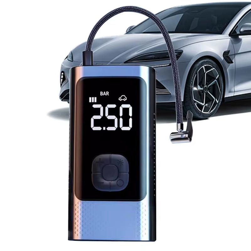 Multi-Function Inflatable Pump Cordless Air Pump for Car Tires Air Compressor for Cycle Tire Portable LCD Display Air Compressor