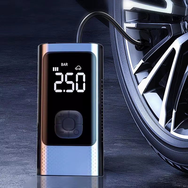 Multi-Function Inflatable Pump Cordless Air Pump for Car Tires Air Compressor for Cycle Tire Portable LCD Display Air Compressor